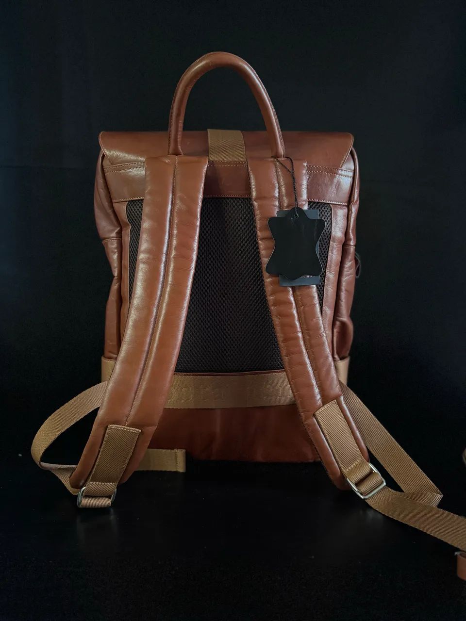 Mochila com necessaire Acostamento em COURO  - Foto 3