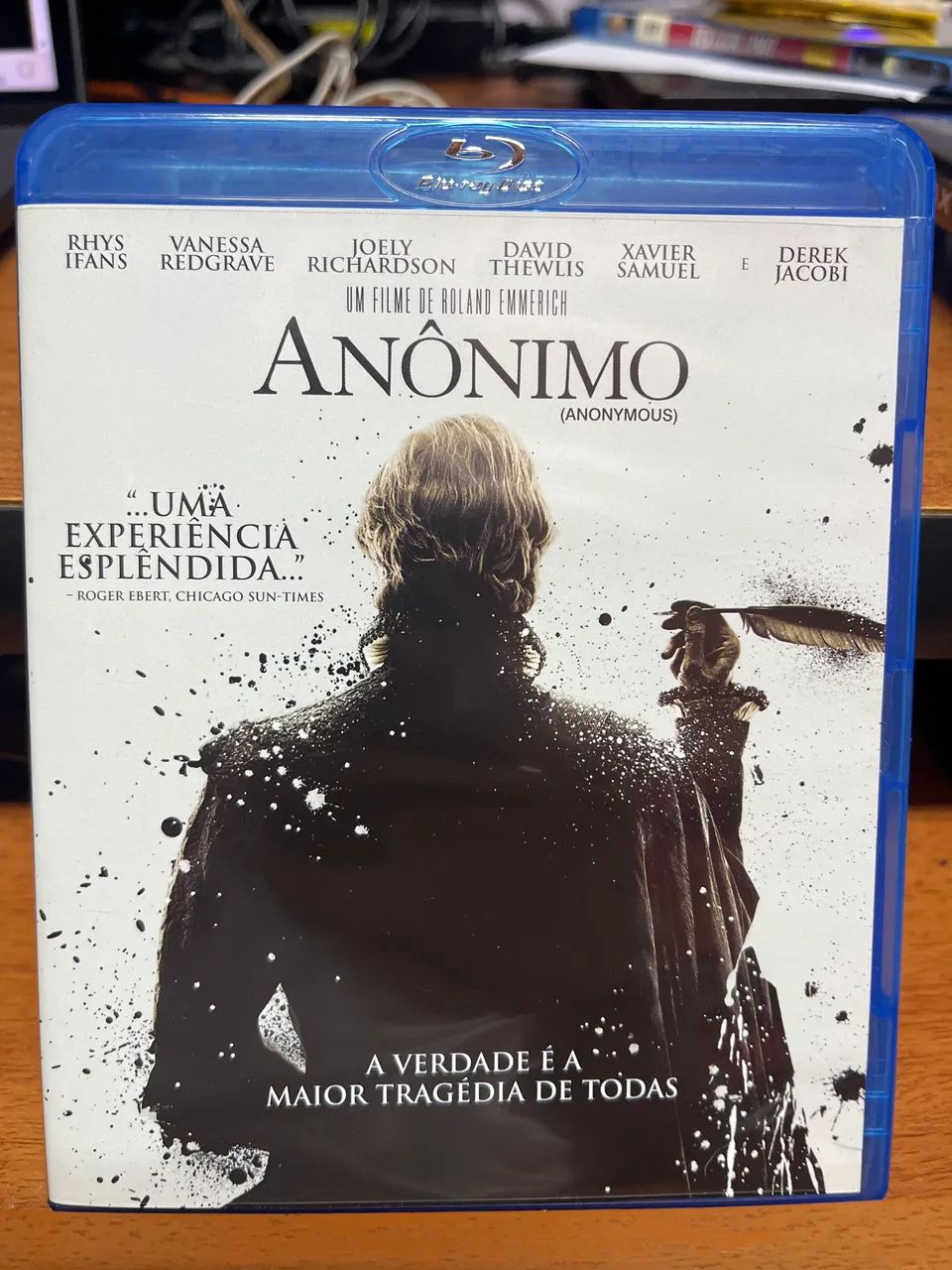 Blu-ray Anônimo (Anonymous) - Original - Edição Brasileira