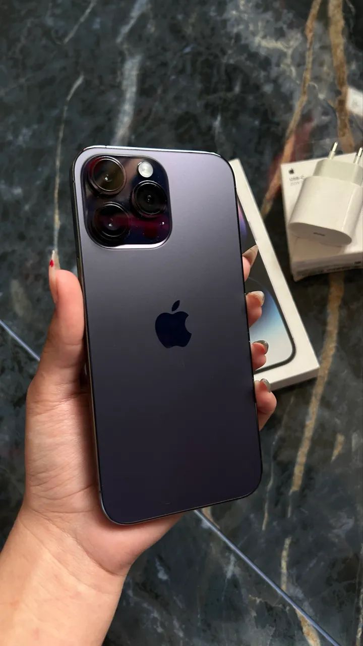 iPhone 14 Pro Max 258gb bateria 100% (nunca usado, só confirgurado)