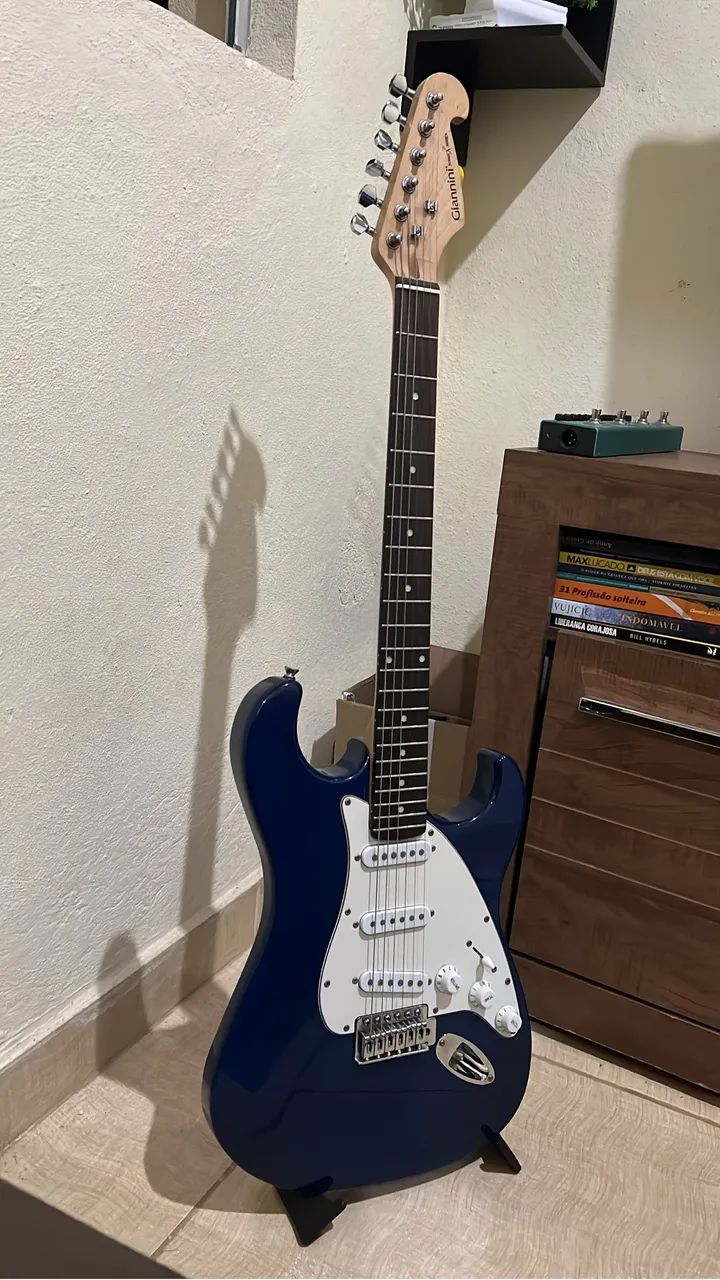 Guitarra Standard Azul Gianini - Foto 2