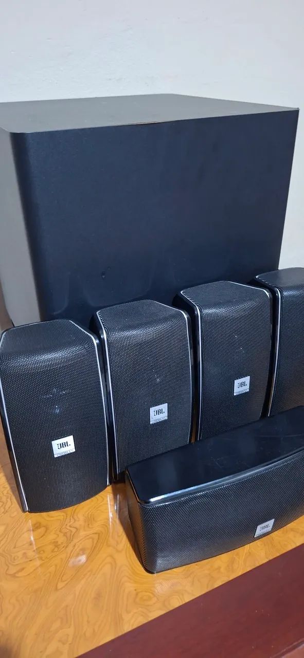 Caixas JBL Cinema 5.1 + Subwoofer 8" - Foto 2