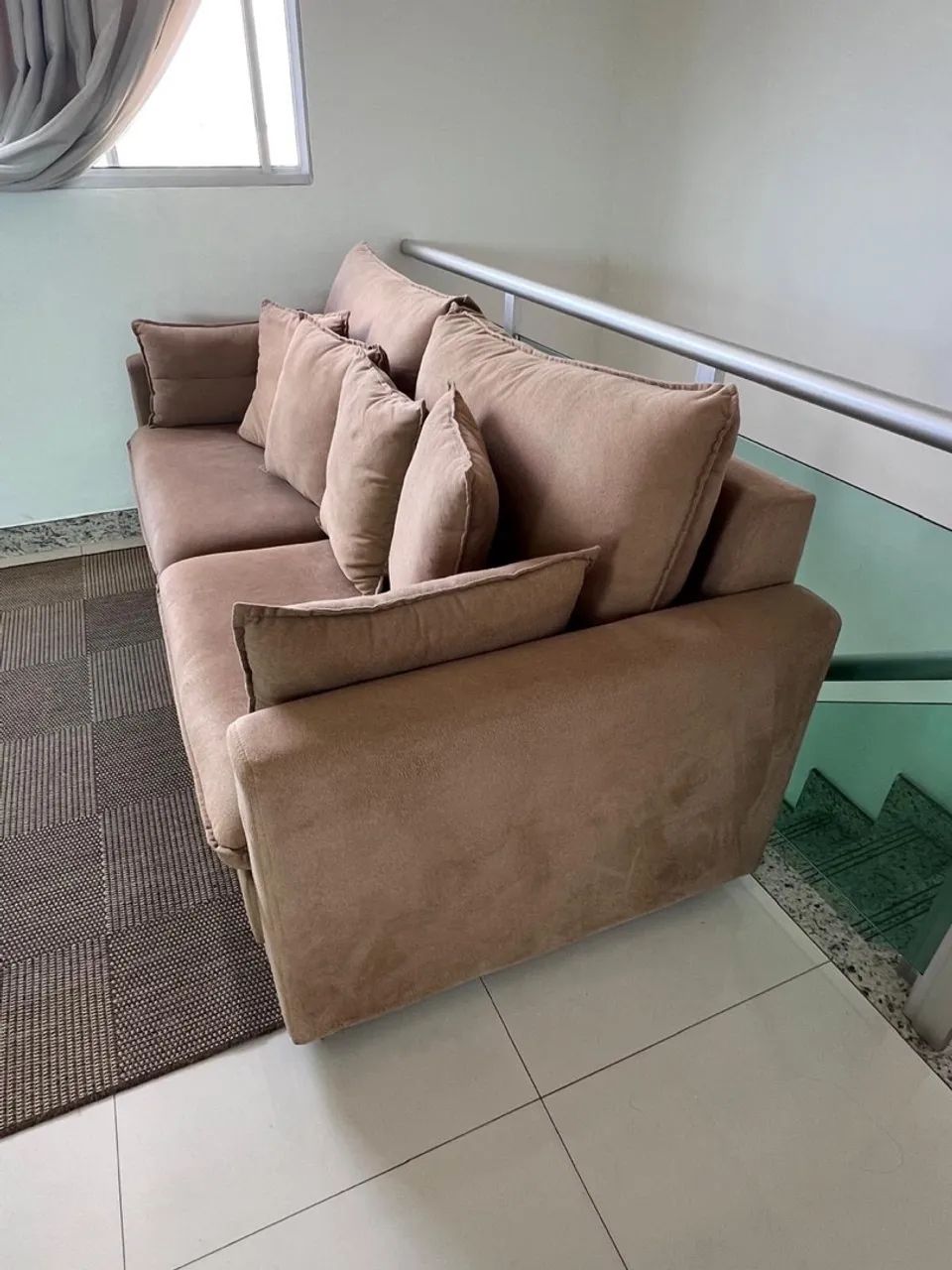 Sofá lindo 4 lugares super novo!  - Foto 3