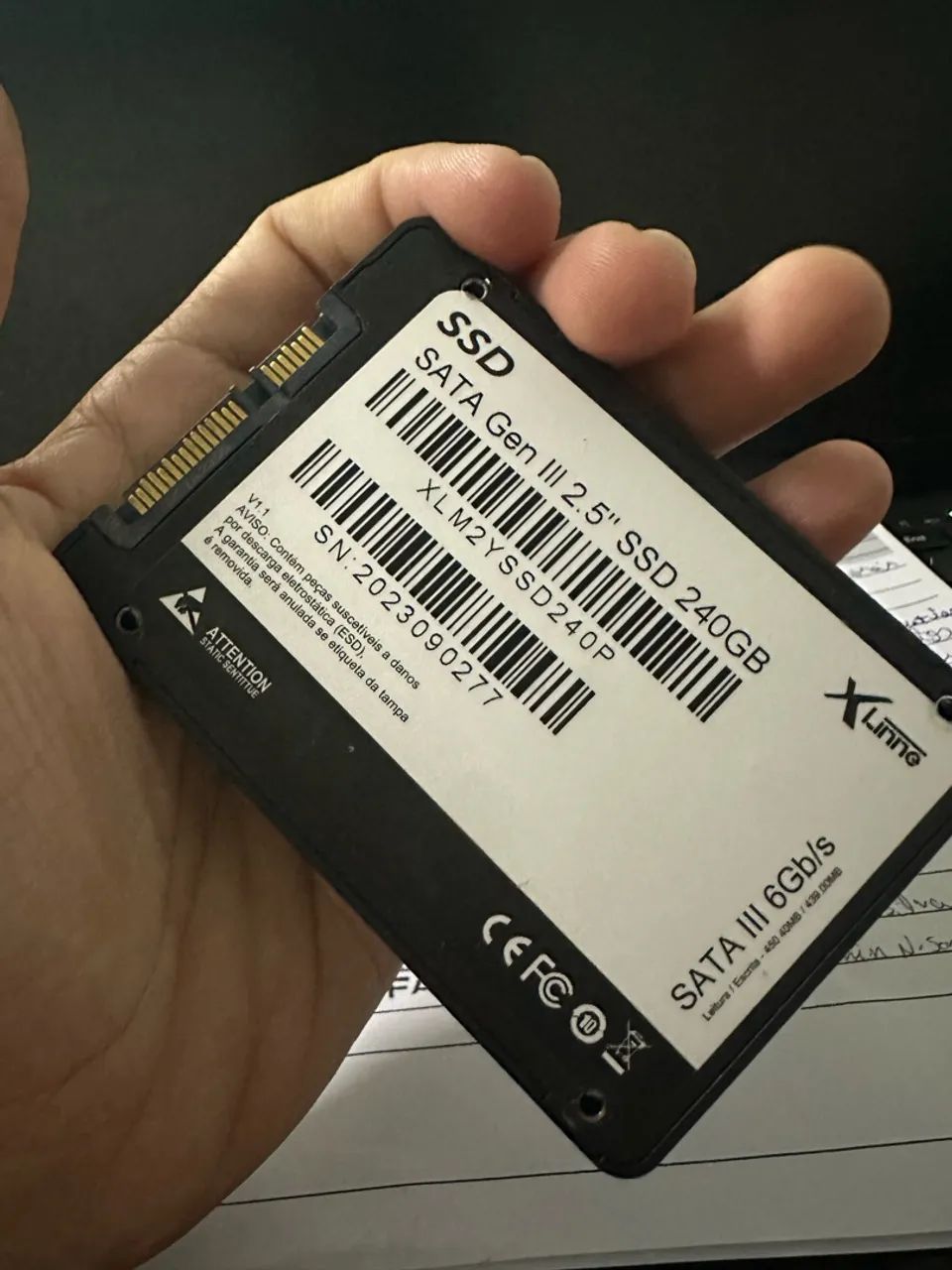 VENDO SSD 240 GB ZERO - Foto 2
