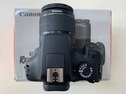 T100 + lente 18-55mm + wifi, 18 megapixels, câmera Canon, só falo no whats não falo no olx - Foto 4