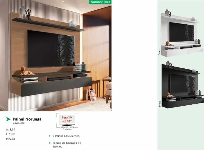 Painel para TV até 60 polegadas 