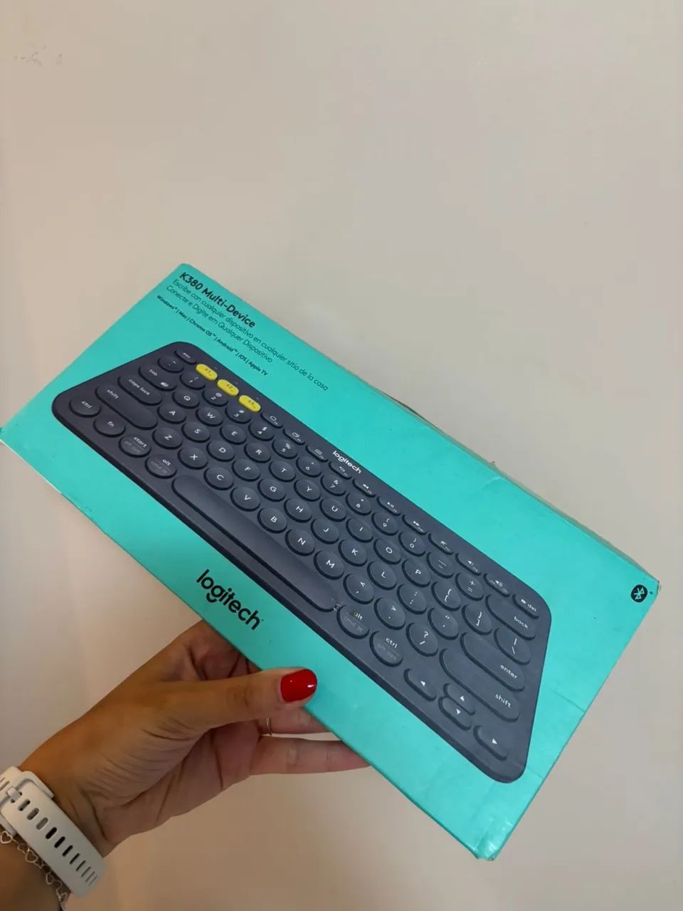Teclado Logitech K380 Sem Fio Bluetooth - Foto 4
