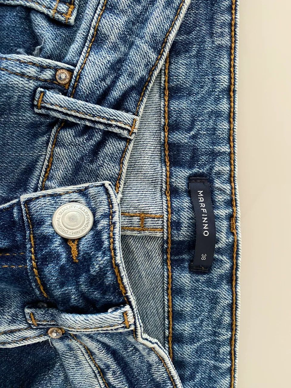 Calça Jeans Skinny Marfinno 38  - Foto 3