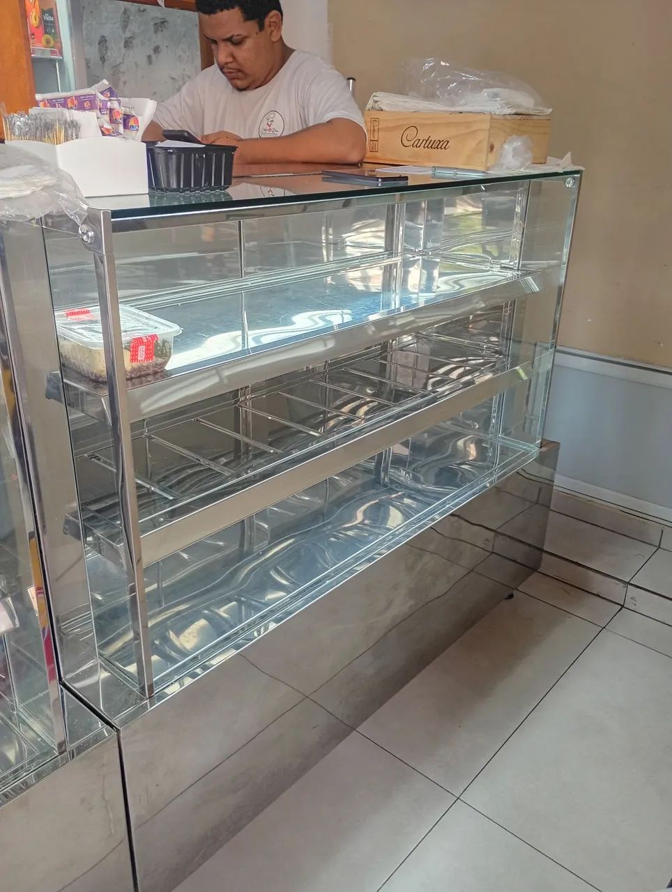 Balcão quente semi-novo! - Foto 3