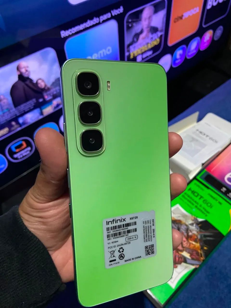 Celular Android 256gb infinix hot 60i - Foto 5