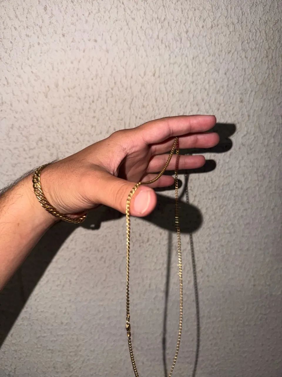 Corrente e pulseira de ouro 35G  - Foto 3