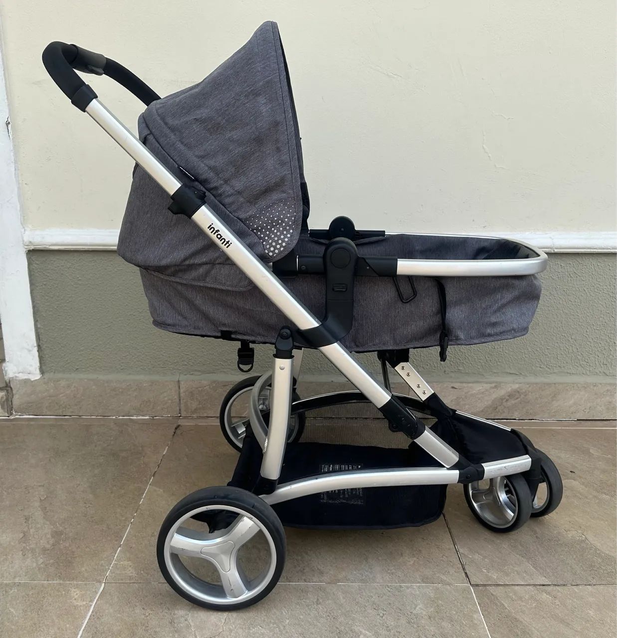 Carrinho TS SKY Trio Infanti Grey Classic  - Foto 3