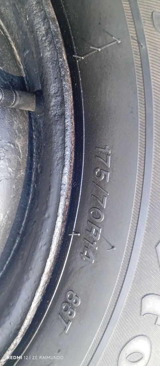 Pneu e Roda 14" - Foto 3