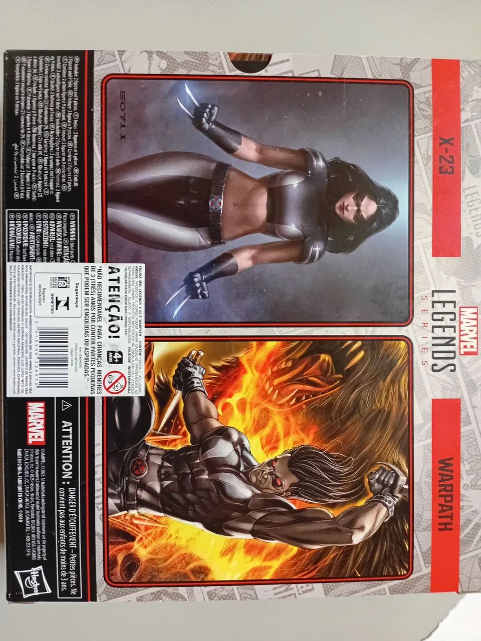 2 pack action figure Hasbro Marvel Legends X-23 e Warpath X-Force - Foto 2