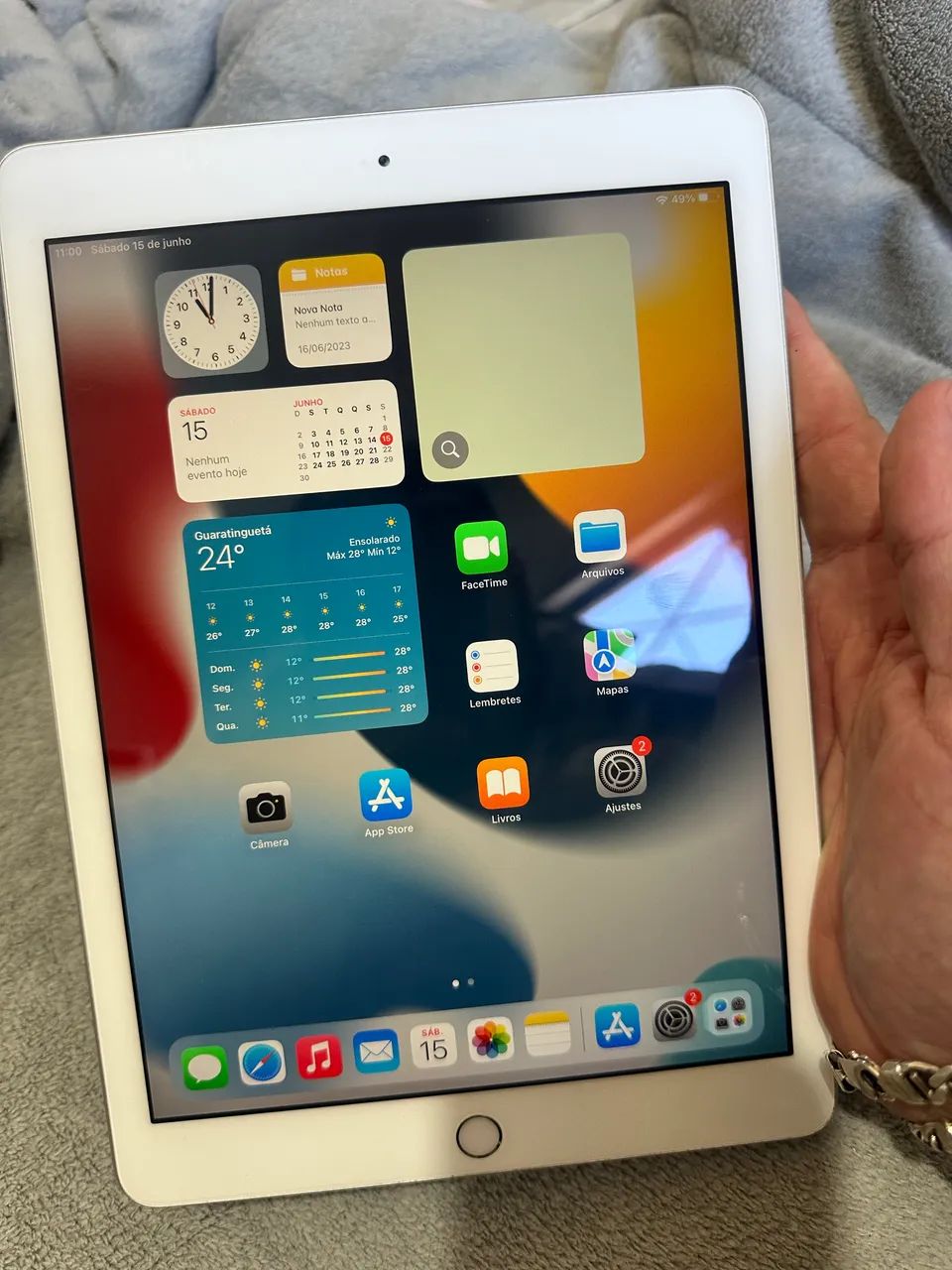 iPad 5ª geração 64GB + caneta - Foto 5