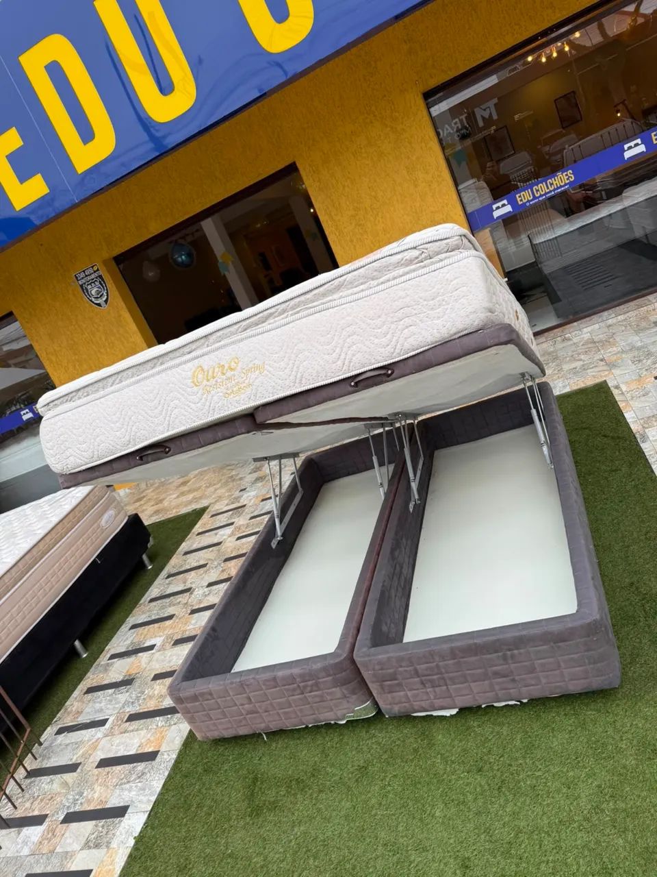Cama box baú Queen Size USADA TOP - ENTREGAMOS  - Foto 5