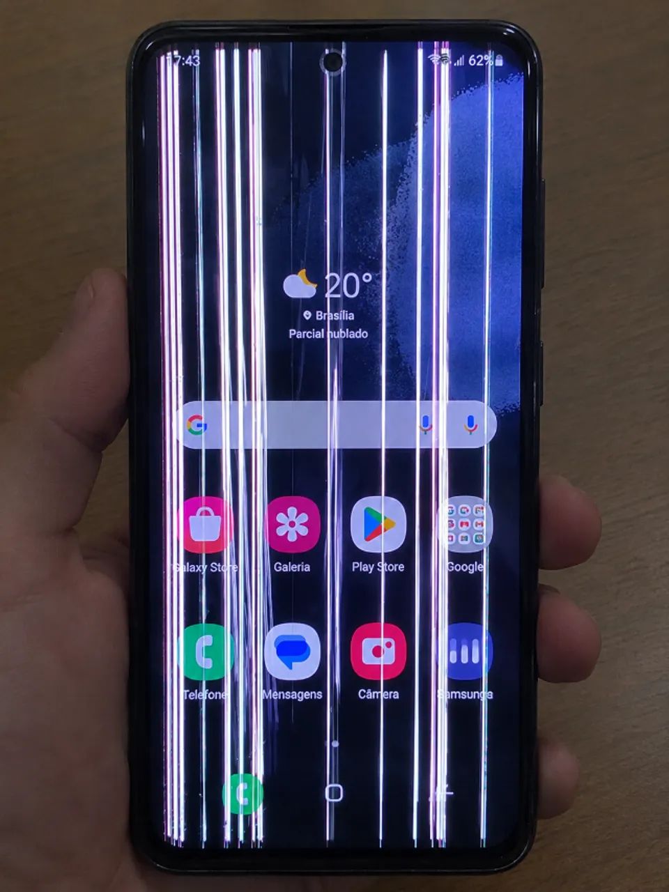 Galaxy S21 - Com defeito na tela