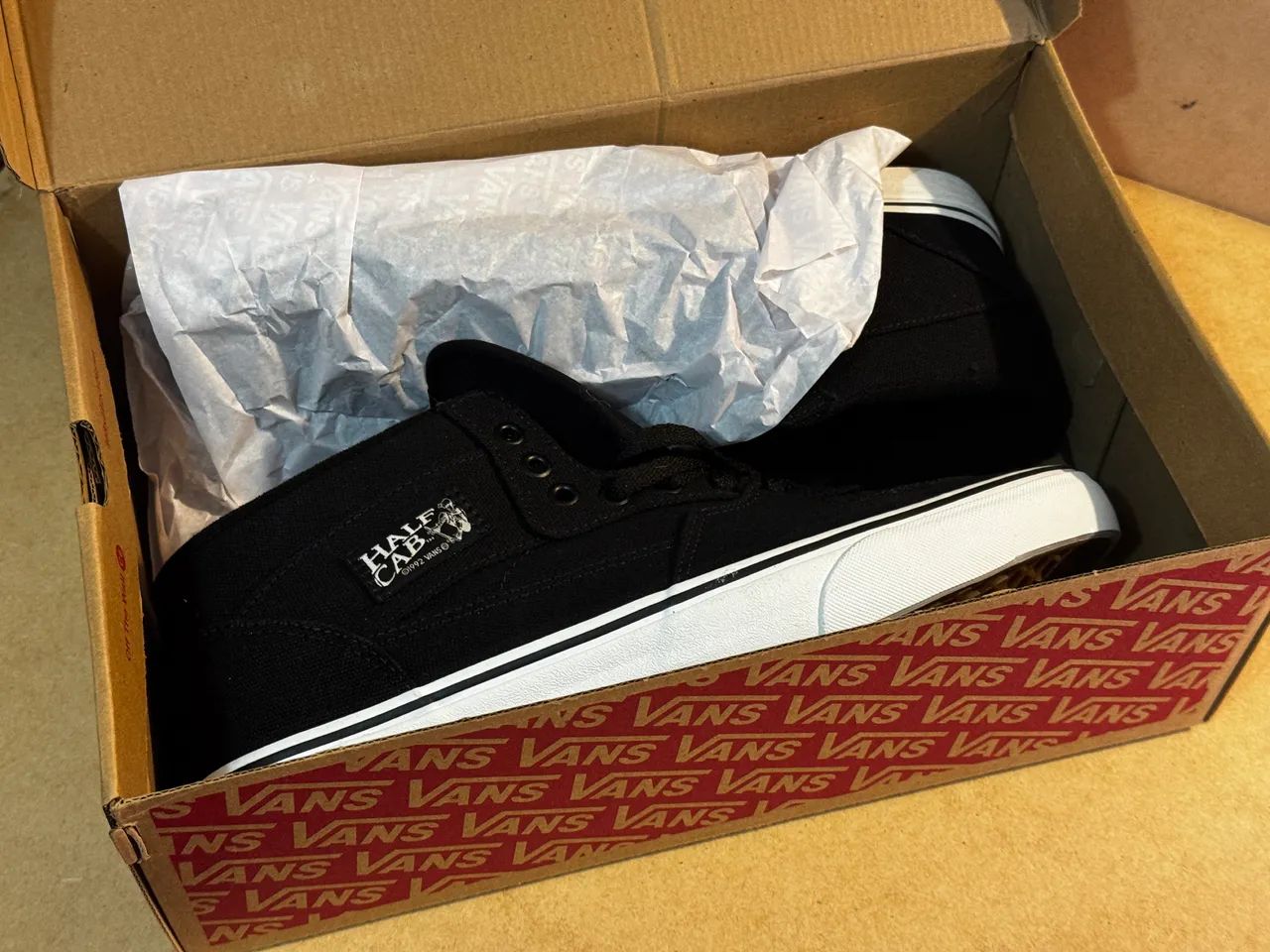 Tênis Skate Half Cab Black White - Foto 4