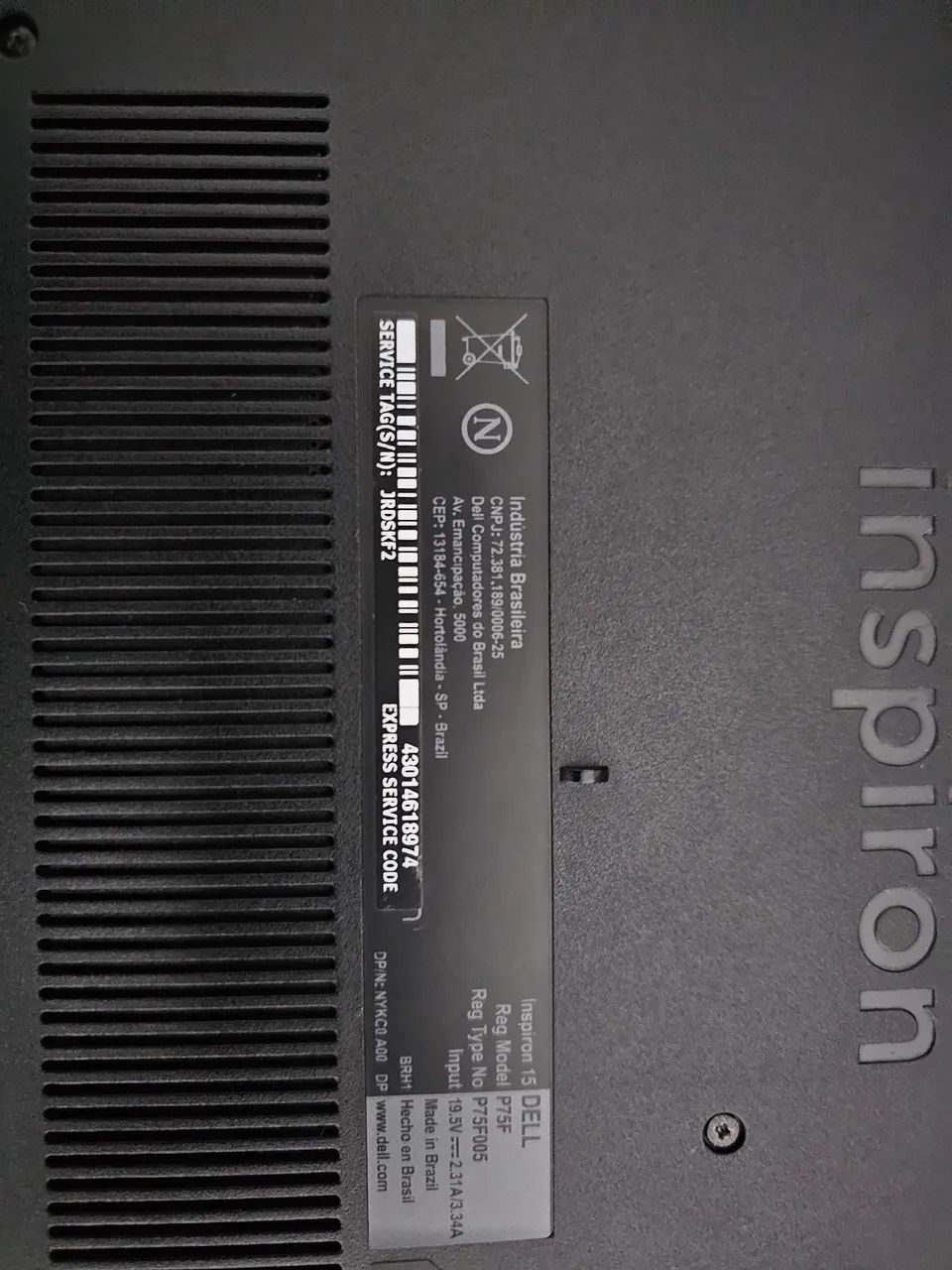 Notebook Dell Inspiron 15,6 - Bom Estado - Foto 5