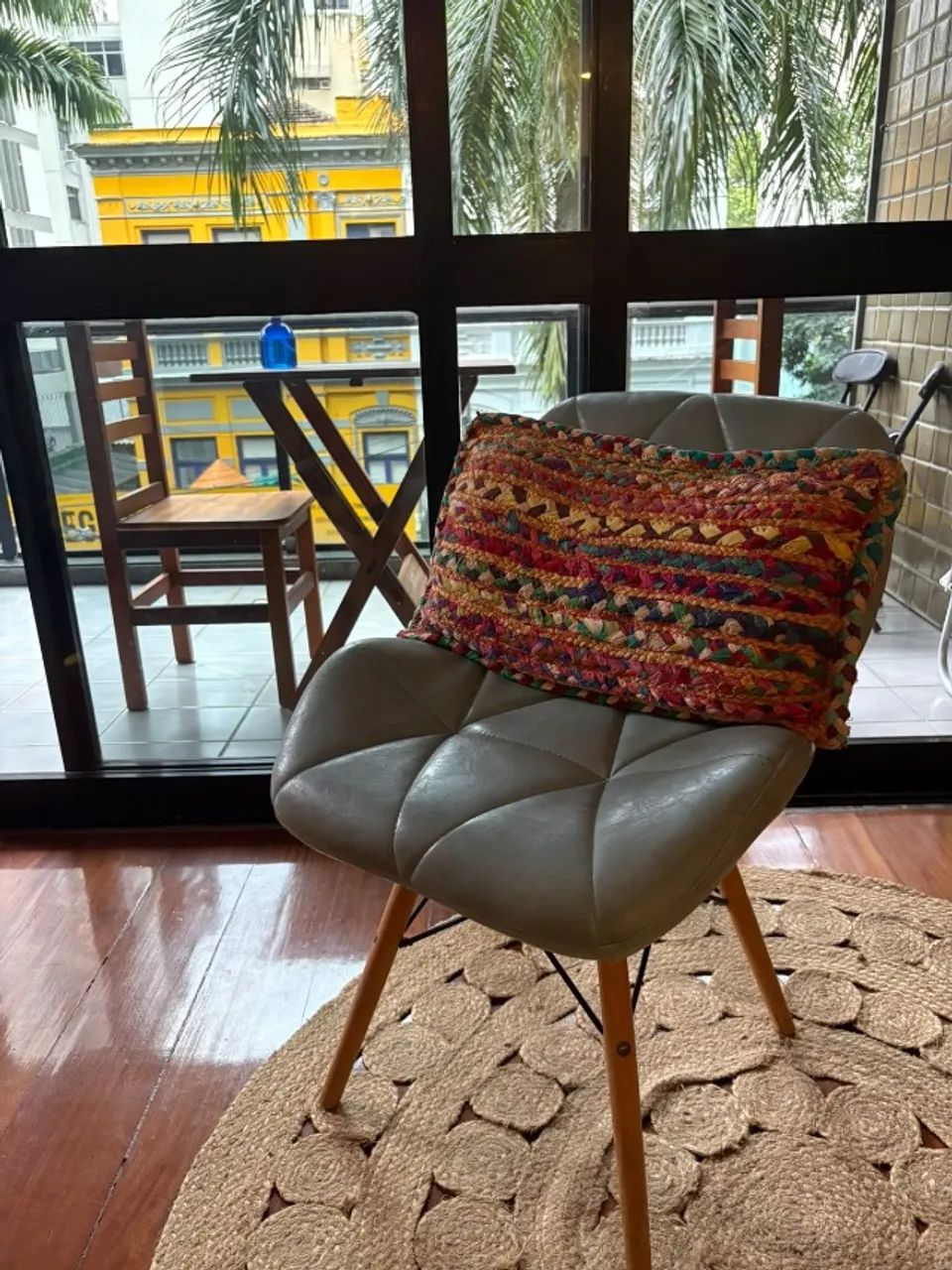 Poltrona Azul Turquesa 