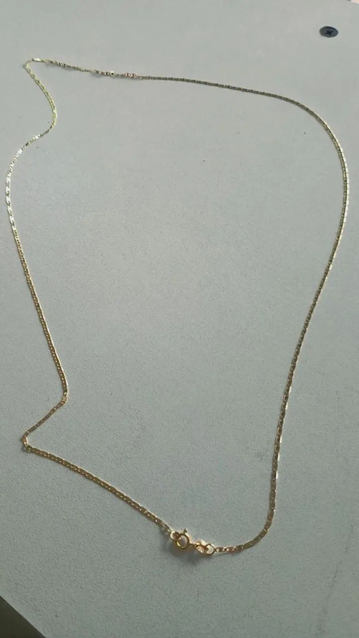 Cordão de ouro 18 cm 60cm - Foto 2