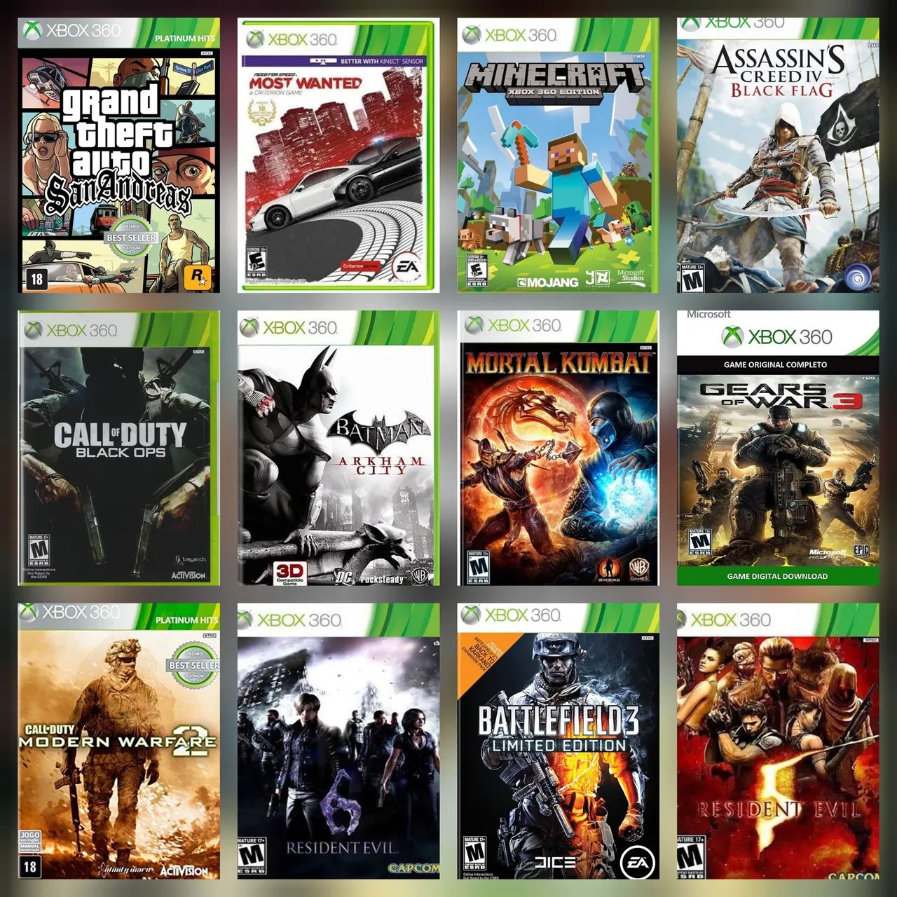 Jogos Xbox 360
