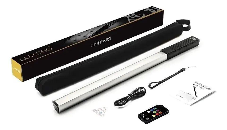 Bastão De Luz Rgb Luxceo Q508a Led Profissional<br>