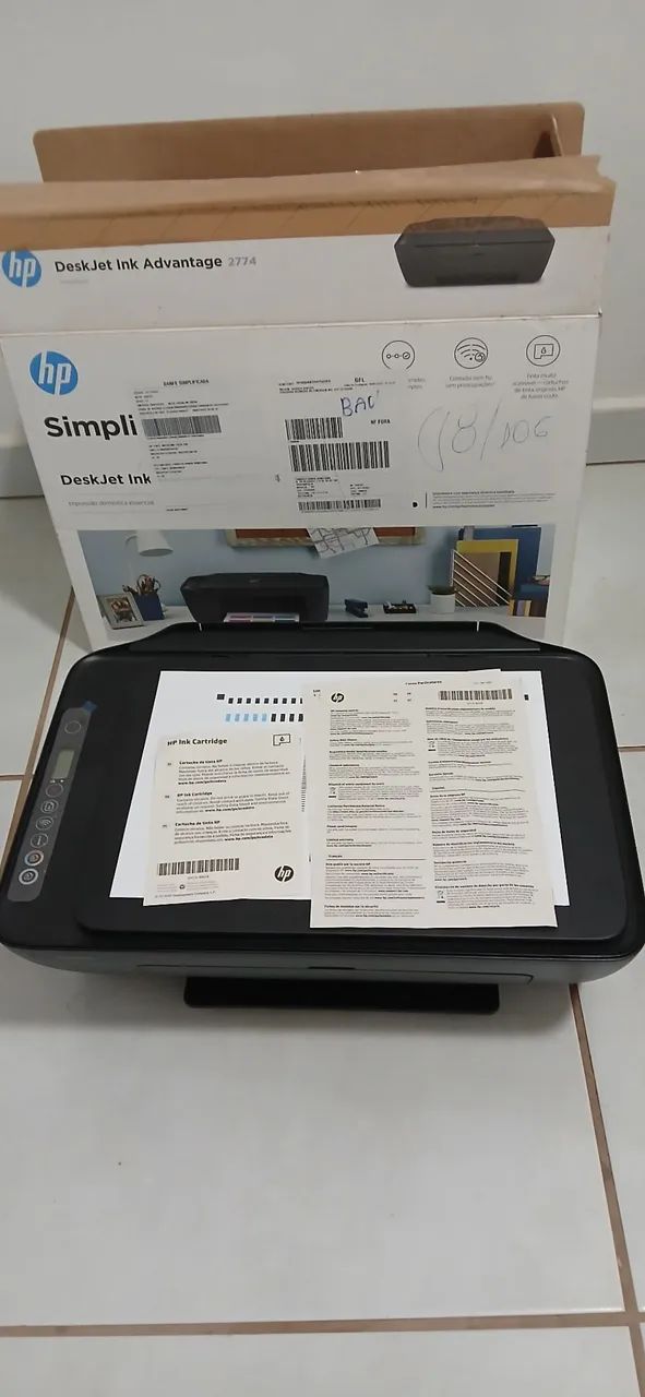 Impressora Deskjet ink Advantage 2774 - Foto 5