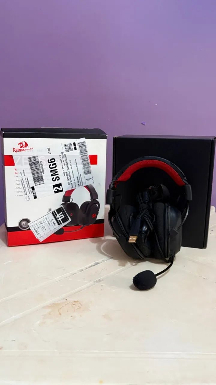 Fone de ouvido Redragon Zeus 