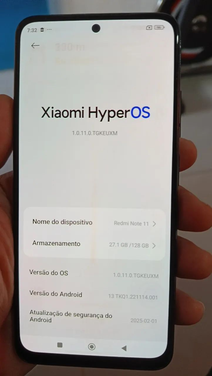 Redimi Note 11 128GB - 8GB RAM - Conservadíssimo + Caixa e NF - Único dono - Foto 3