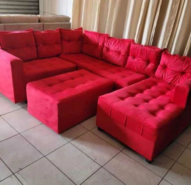 SOFA DE CANTO LUXUOSO 7 LUGARES 