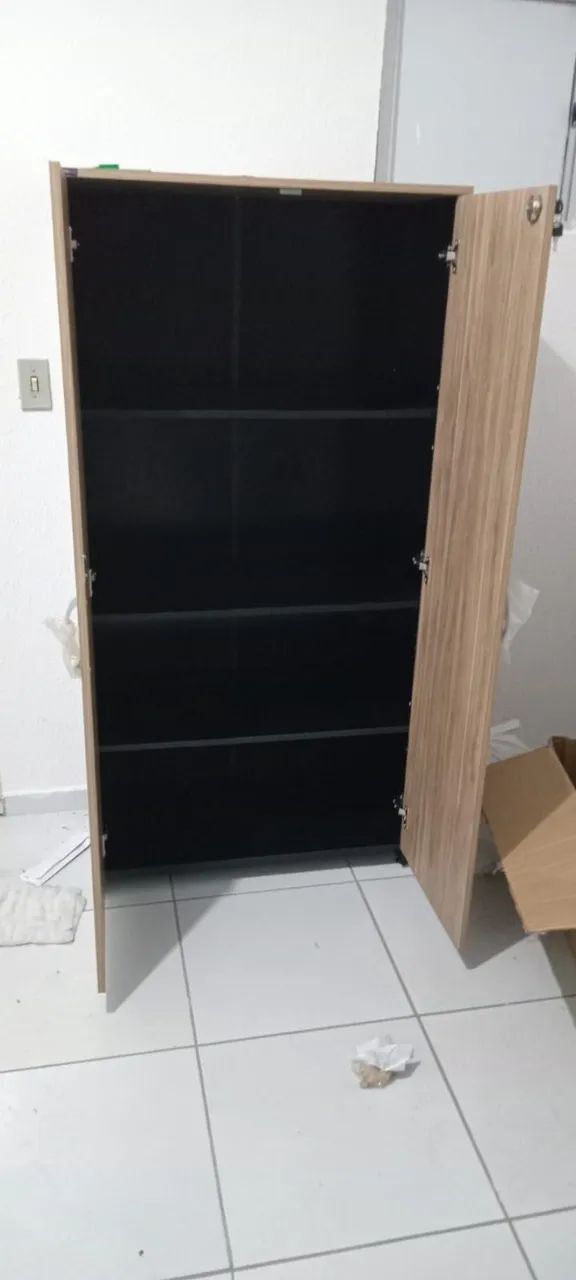 Mesa, cadeira e armário para escritório - Foto 4