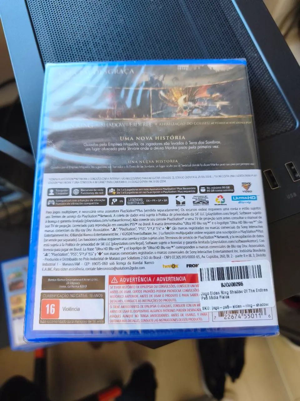 Elden Ring ps5 Usado com código da expansão( não usei). - Foto 2