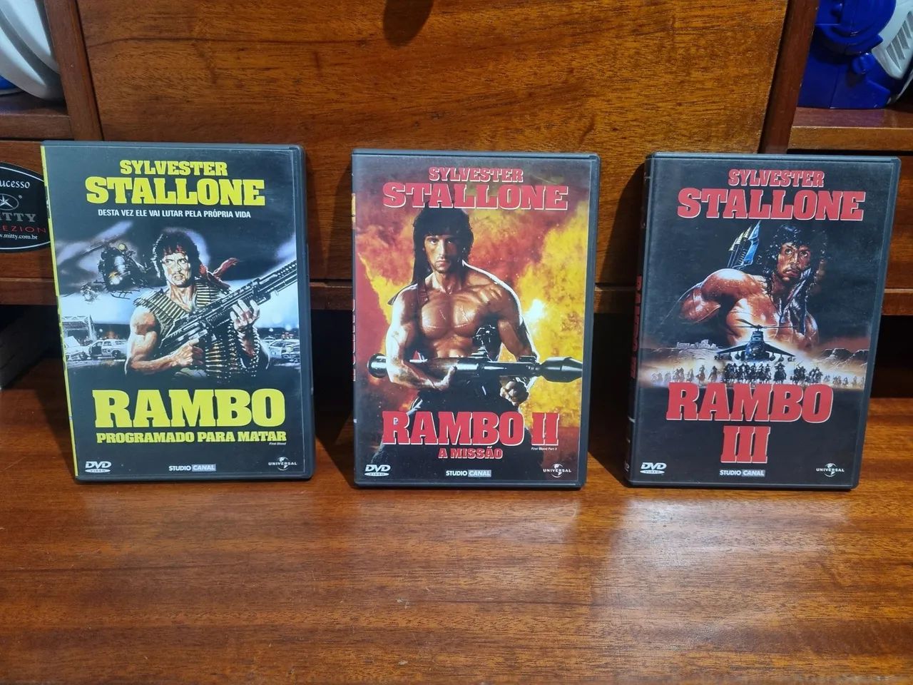 Triologia em dvd originais do Rambo