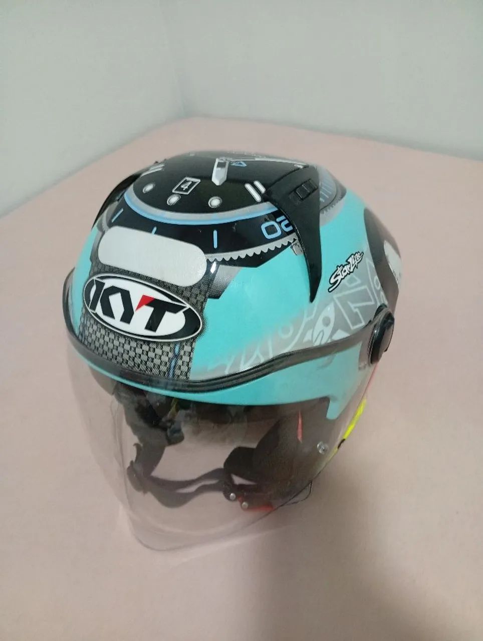 Capacete kit leopard aberto - Foto 2