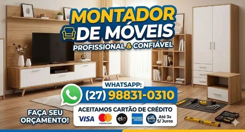 Montador de móveis profissional 