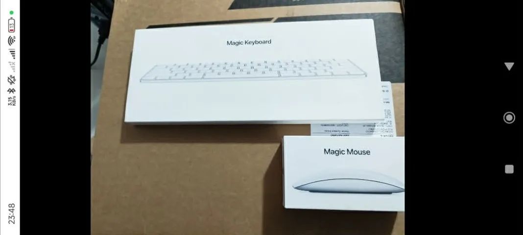 Kit Apple Original: Magic Keyboard Numérico + Magic Mouse (Novo Na