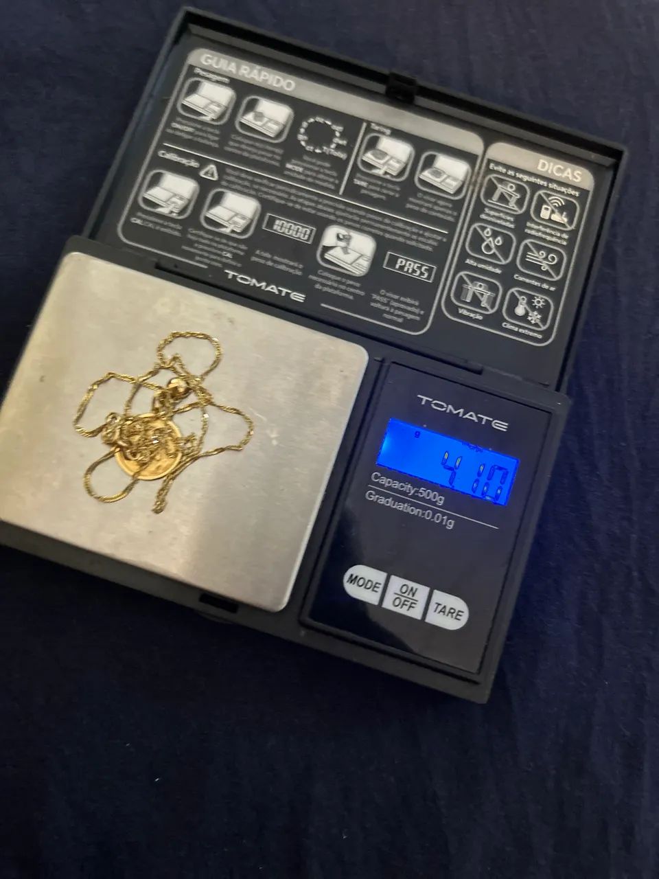 Cordão feminino de ouro 18k