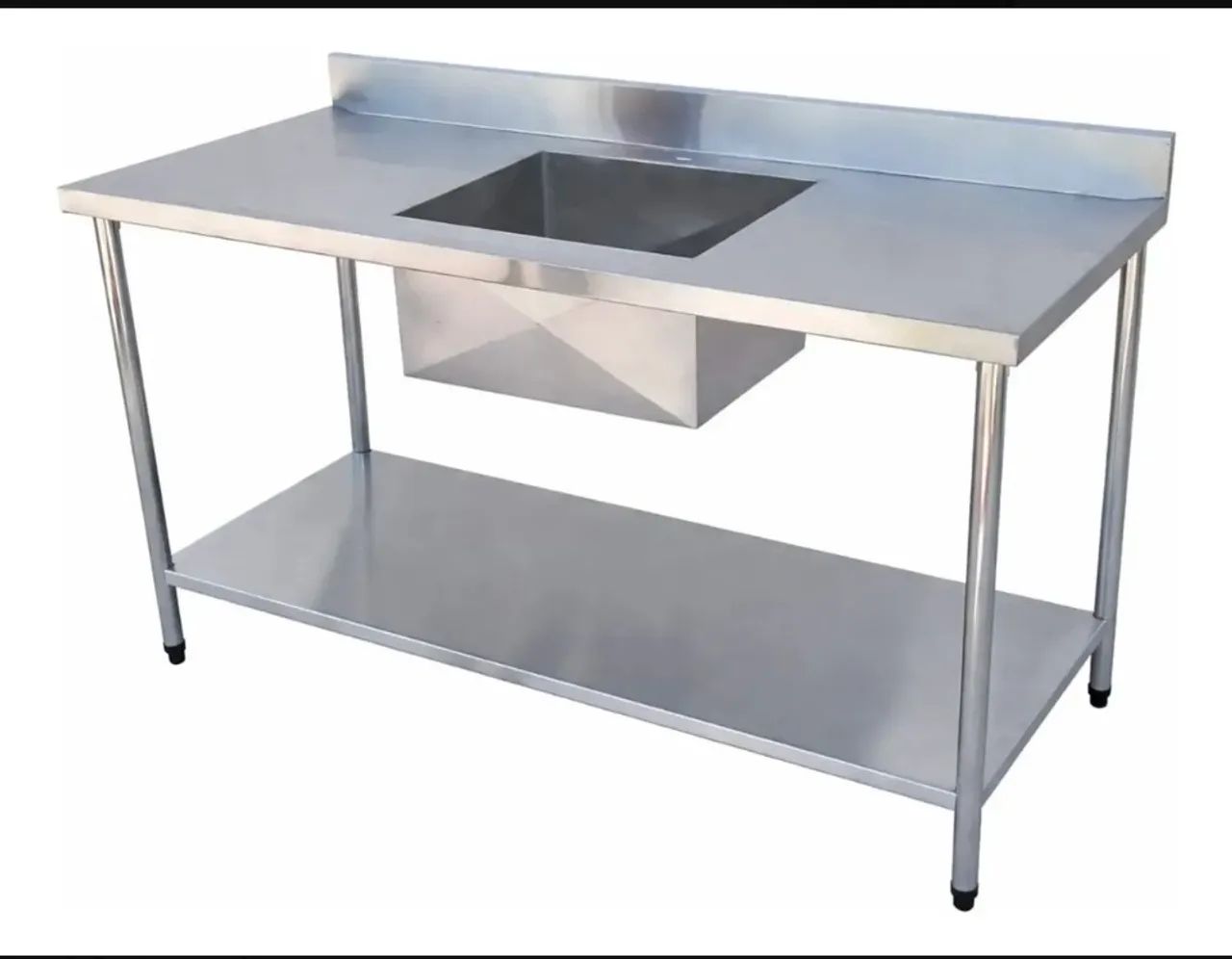 Pia industrial com cuba inox - Foto 5