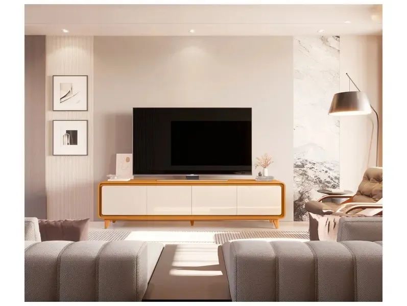 Rack para TV até 75" 4 Portas EDN Móveis Sense 2.2 - Foto 2