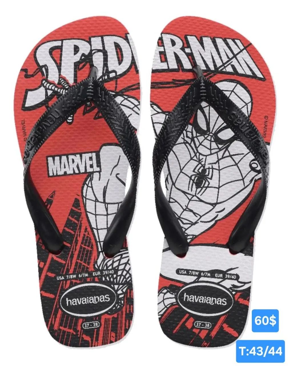 Sandália da Havaianas Homem-Aranha original  - Foto 2