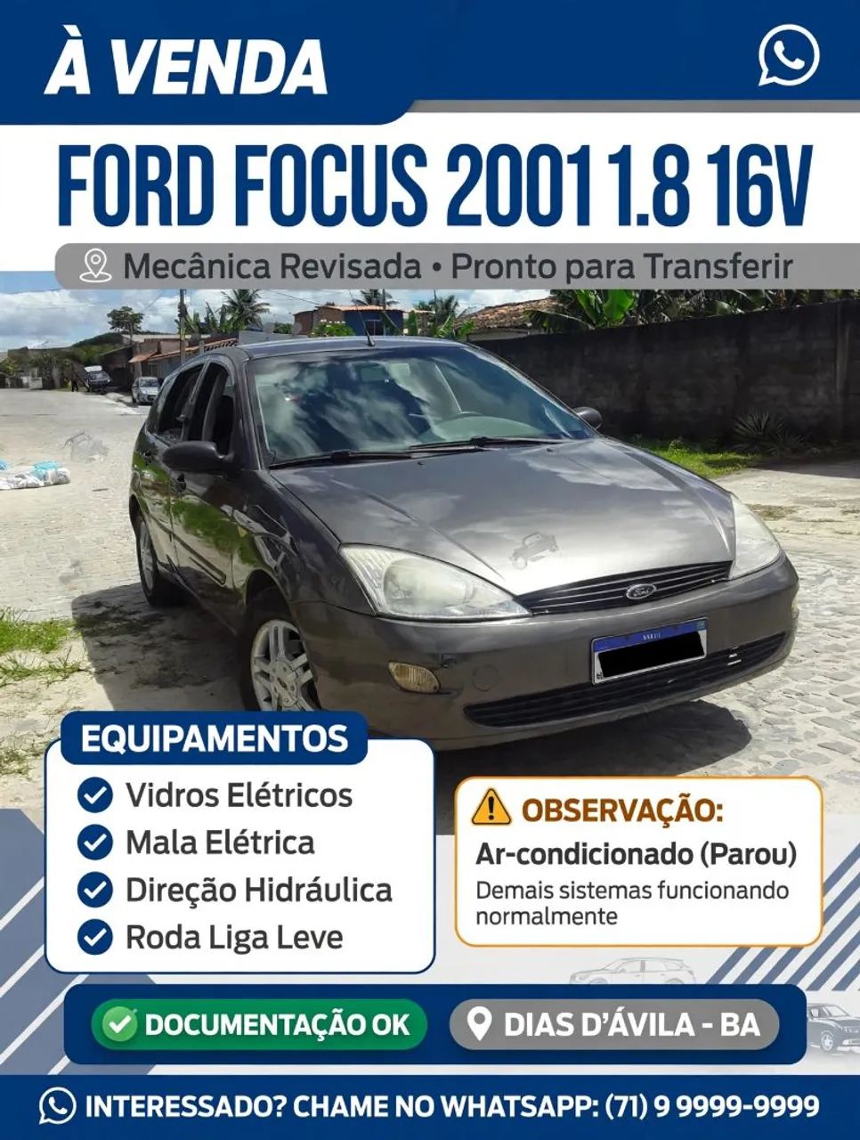 Ford Focus Focus 1.8 16V 5p 2001