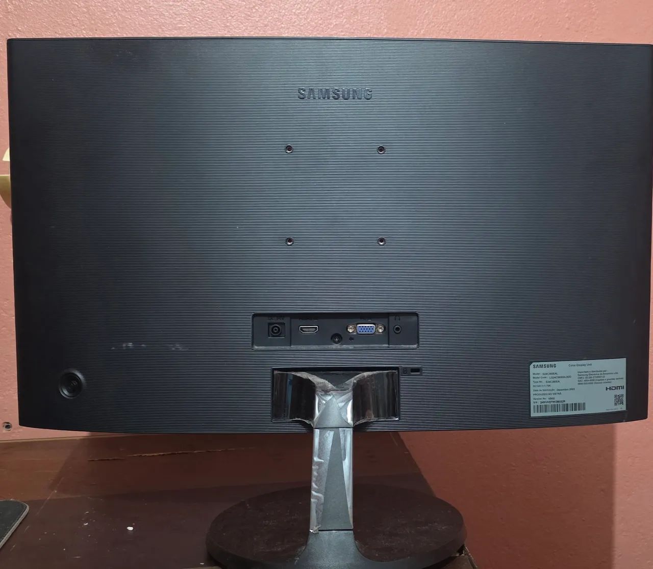Monitor Gamer Curvo Samsung 24" FHD - GRÁTIS HDMI <br>VENDO<br>CF390 - Foto 4