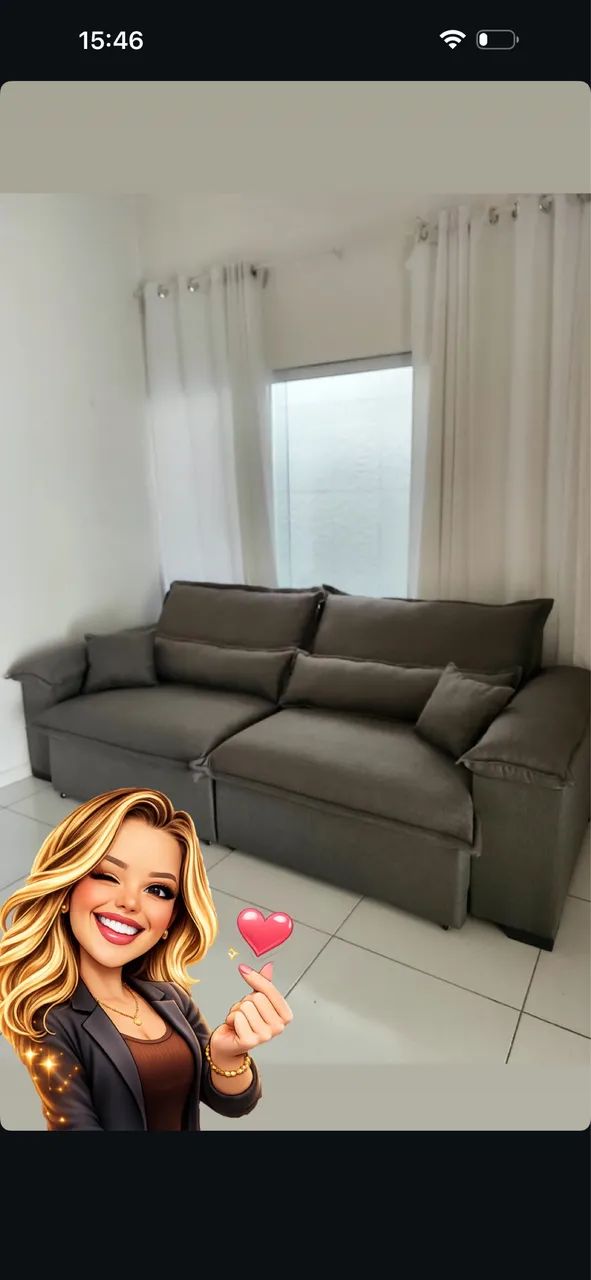Sofá Retrátil 
