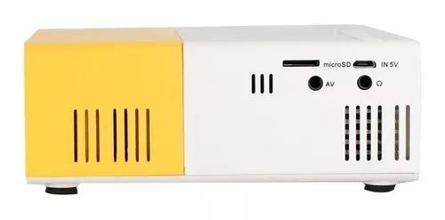 Mini Projetor Portátil Full Hd Led 600 Lumens Usb Sd Hdmi Branco 127/220v - Foto 3