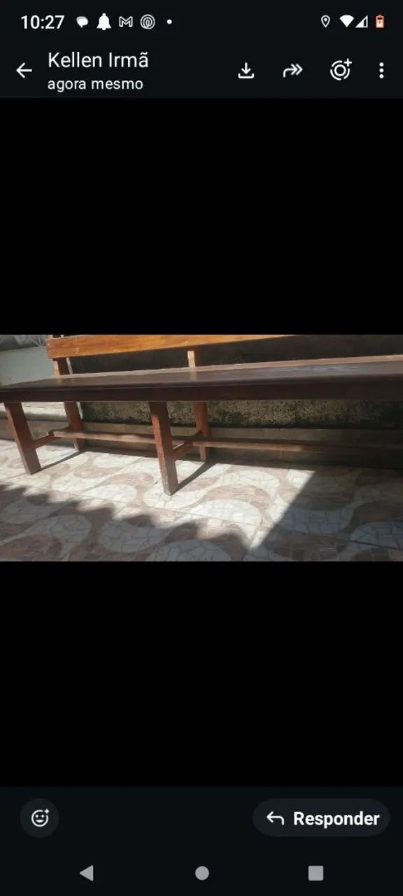 VENDO EXCELENTES BANCOS DE MADEIRA.