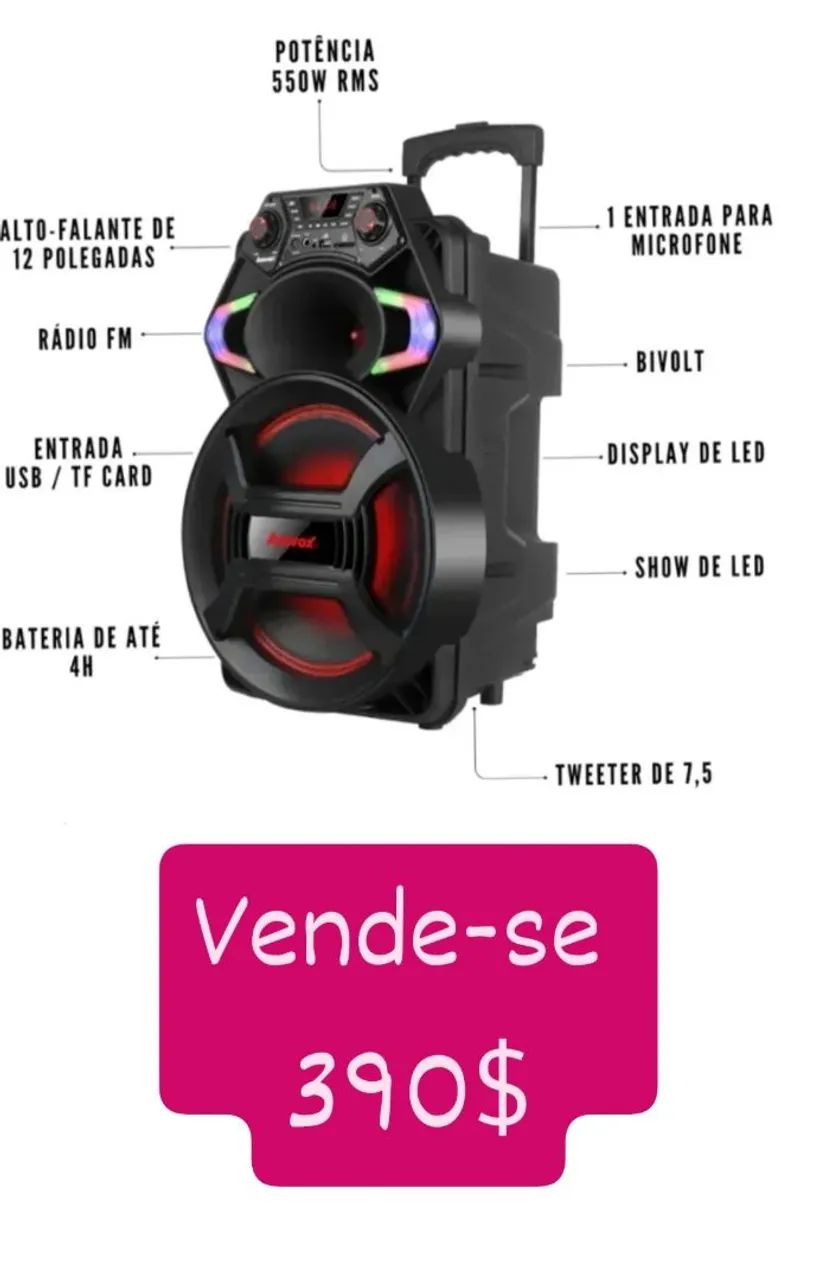 Caixa amplificada anvox strondo 2
