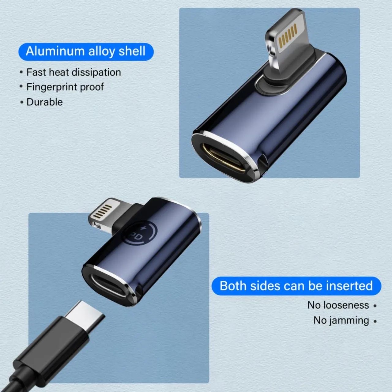 Adaptador De Carregamento Rápido (USB-C Para Lightning) - Foto 2