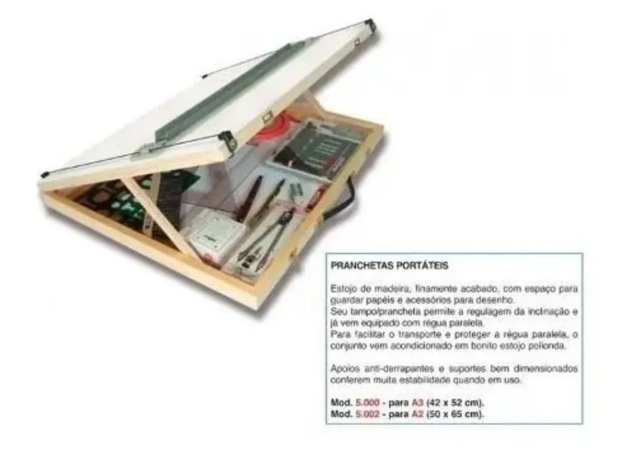 Prancheta de desenho Trident A2 - Foto 5