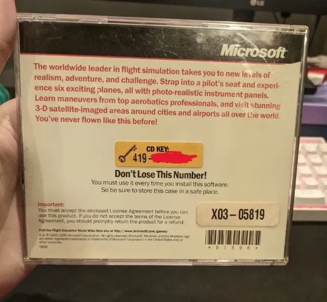 Microsoft Flight Simulator 95 Original PC Excelente Estado - Foto 4