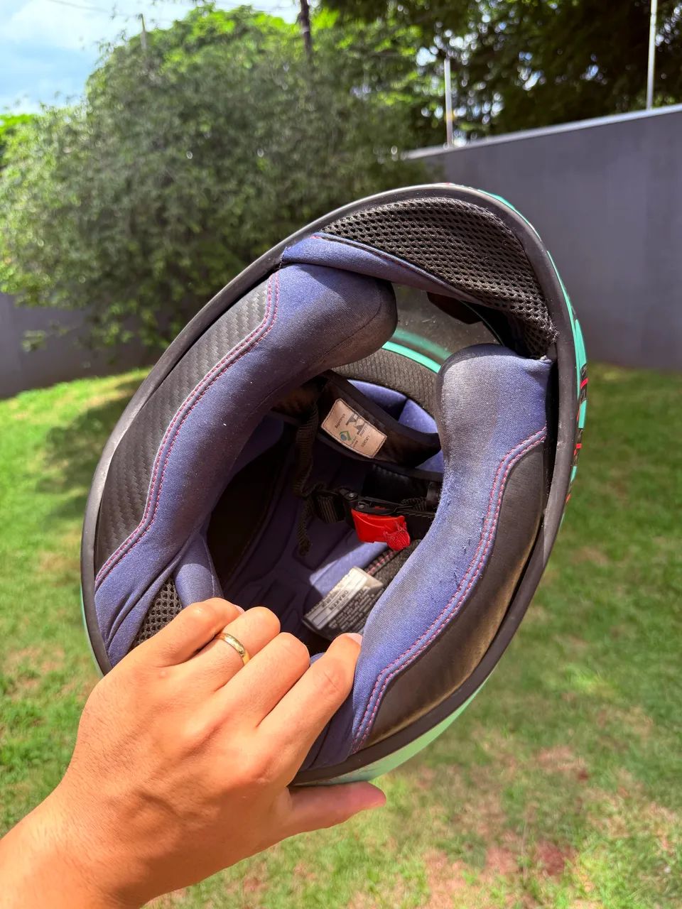 Capacete Axxis Draken tifany/pink - Foto 5